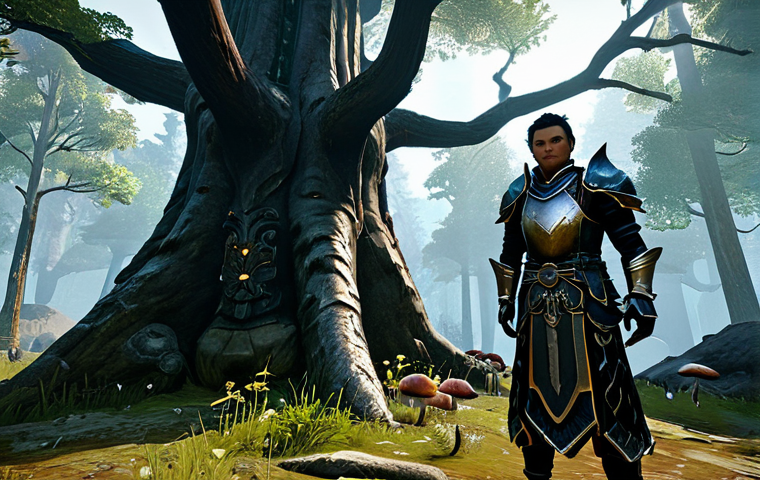 아키에이지 자원 채집 효율화 - Mid-Game Mining Operation**

"An ArcheAge character, fully clothed in sturdy iron armor, carefully m...