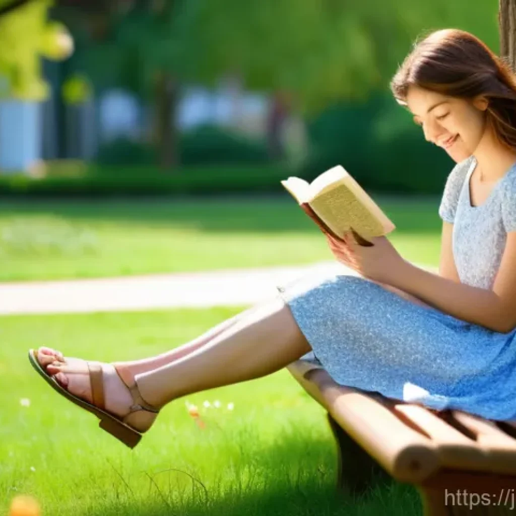 아키에이지 희귀 직업 공략 - **Prompt:** A young woman, in her early twenties, is enjoying a serene afternoon in a sun-drenched p...