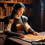 아키에이지 특수 퀘스트 클리어법 - **Prompt:** A brave female adventurer, dressed in practical yet stylish leather armor with intricate...